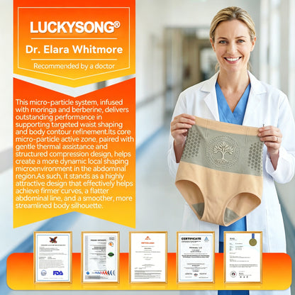 ✨ LUCKYSONG® 2026 Moringa & Berberine 4-In-1 Micro-Particle Sculpting & Fat-Burn Shorts