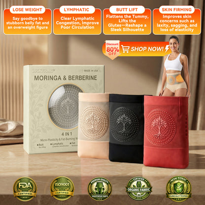✨ LUCKYSONG® 2026 Moringa & Berberine 4-In-1 Micro-Particle Sculpting & Fat-Burn Shorts