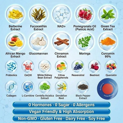 𝐇𝐞𝐚𝐥𝐫𝐢𝐳𝐞® 𝐁𝐞𝐫𝗯𝗲𝐫𝐢𝐧𝐞 · Fucoxanthin × NAD⁺ 𝟏𝟎-𝐢𝐧-𝟏 55 off